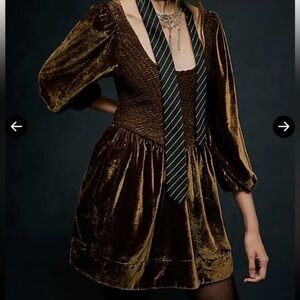 Free People  Farrier Velvet Brown Bear XS
NEW WITHOUT TAGS